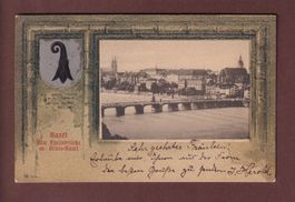 BASEL - Alte Rheinbrücke - 1901