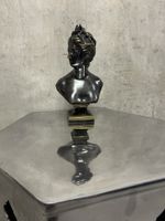 Antike Bronze Büste "Dame" von Houdon, schwere Ausführung