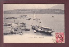 GENEVE - La rade - Bateau CGN France - 1904