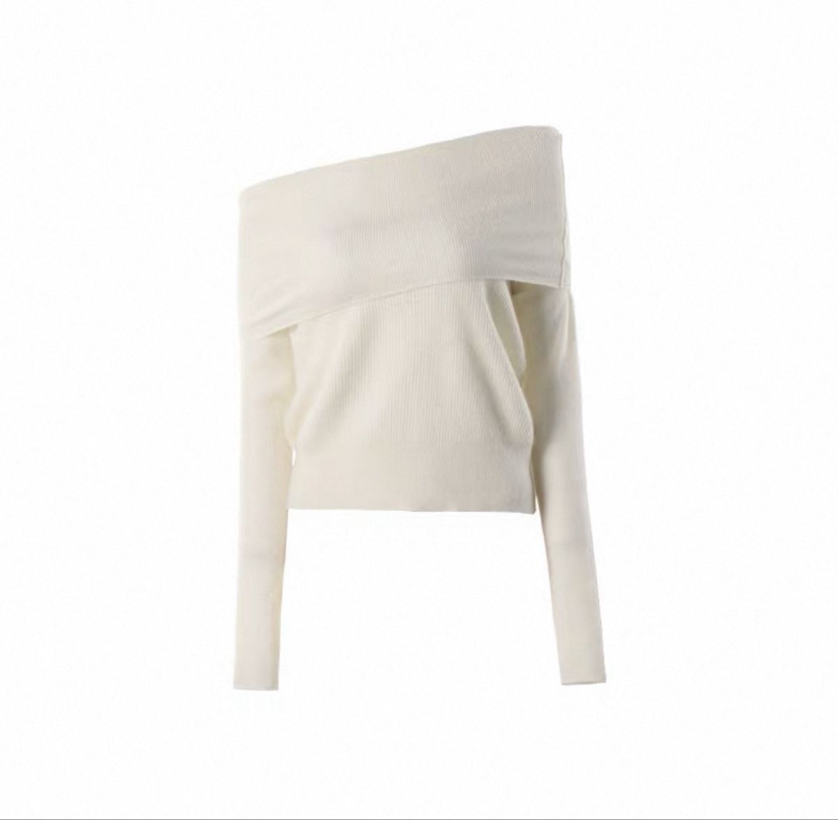 Maglioni & Felpe: NEW Ivory Off-Shoulder Knit Sweater Top – Nuovo (secondo la descrizione) da Dübendorf venduto da zhe_69pd 4