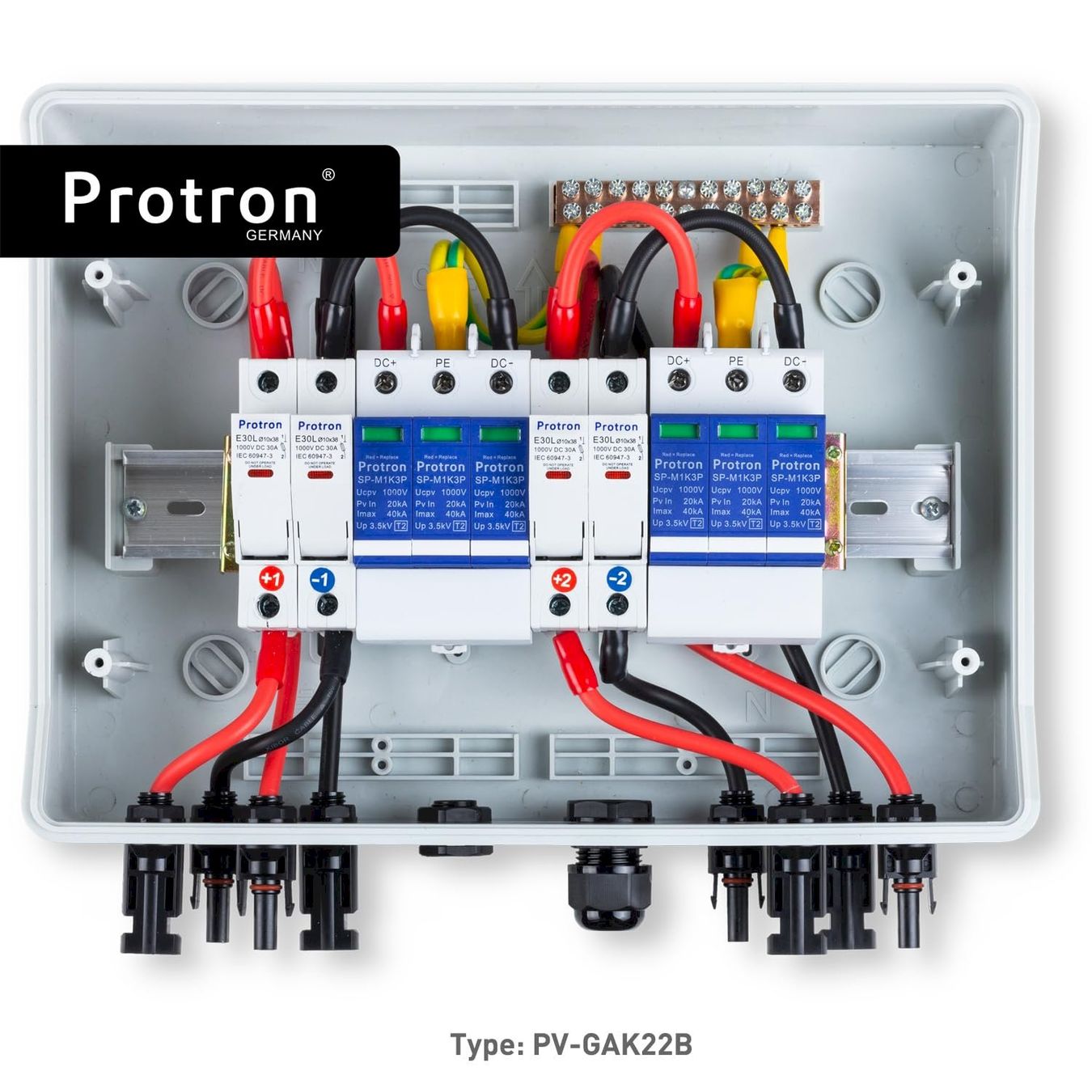 Dispositivi a energia solare: Protron PV GAK Solar Anschlusskasten – Nuovo e nell'imballaggio originale da Bottighofen venduto da zaap 1
