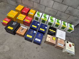24 x Zigarren Kisten Quadrat