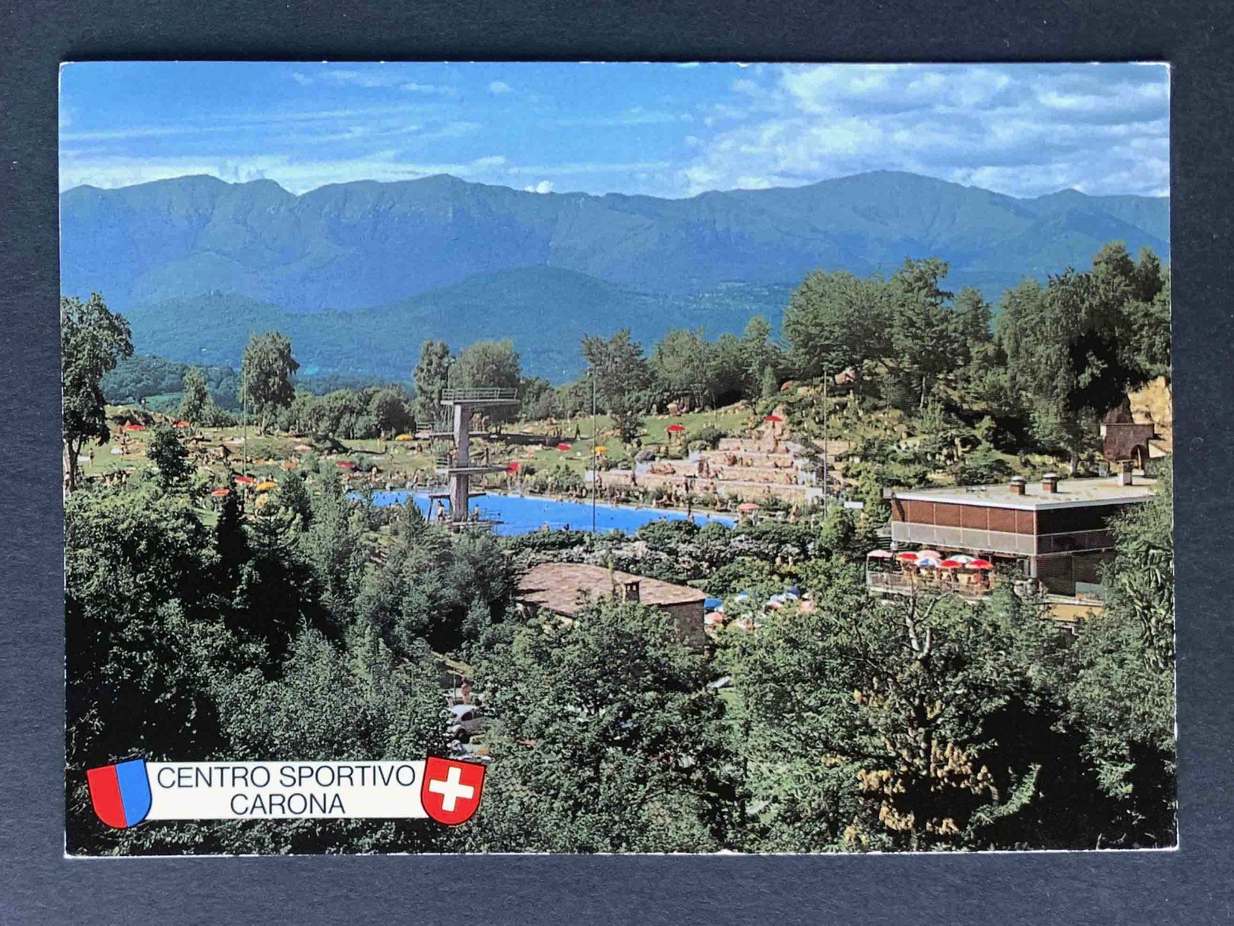 Cartoline postali: AK CENTRO SPORTIVO CARONA – Usato da Goldau venduto da artelier1