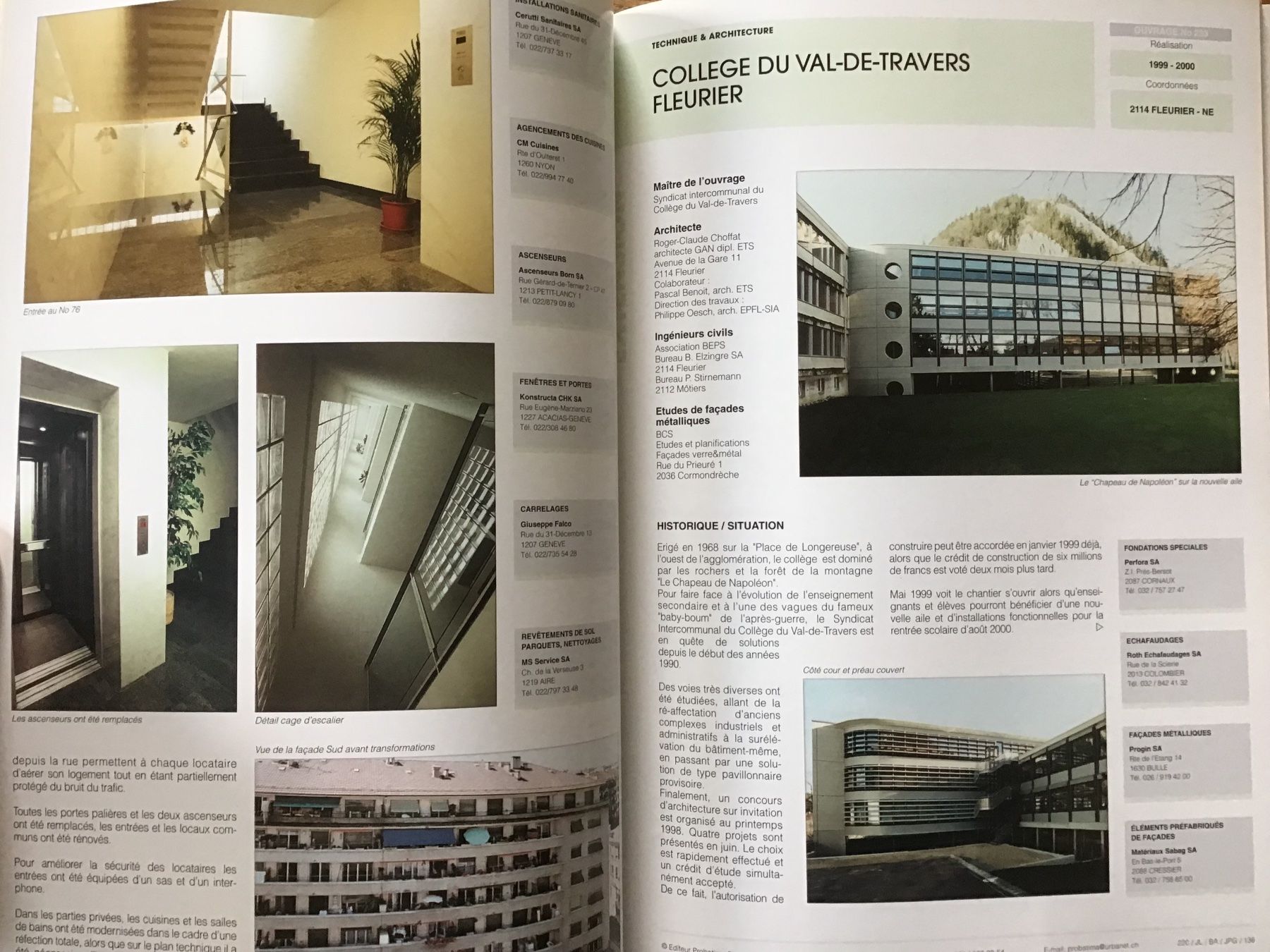 Libri: Fiches Technique et Architecture Suisse Romande Vol 2 – Usato da Fully venduto da Ruby97 4
