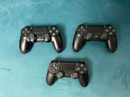 🎮 3x DualShock 4 Controller – Original PlayStation 4 – Top