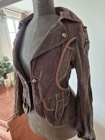 Veste chic marron femme T S 🧥🍁🔥