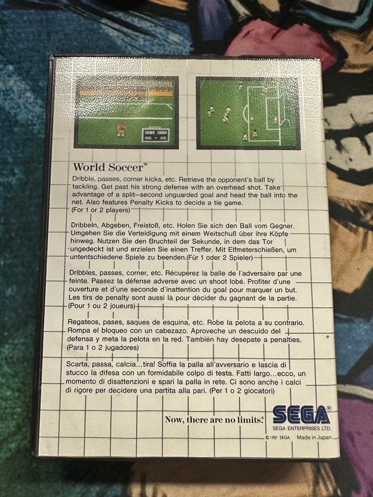 Sega Jeux: World Soccer Sega Master System – D'occasion à Giubiasco par Ticinerd 1