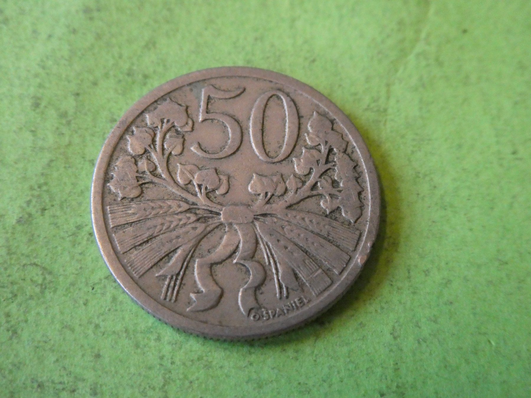 Toutes les monnaies: Tschechoslowakei 1921, 20 Heller – D'occasion à Hinterforst par Rohusri 1