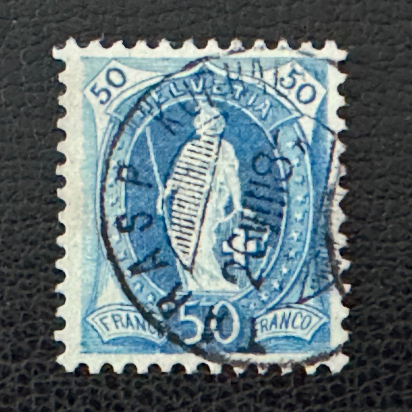 Tous les timbres: Stehende Helvetia 1882, 70A, gestempelt – D'occasion à Stallikon par HILDECH1