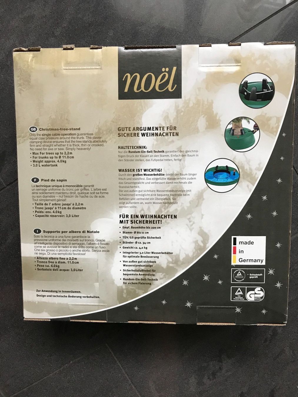 Christbaumständer: Christbaumständer – Neu und originalverpackt aus Tafers von ValKara 1