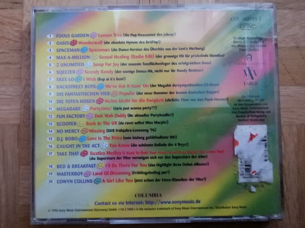 CDs: Mädchen Hit Frühling '96 – D'occasion à Stäfa par flamingo_17 1
