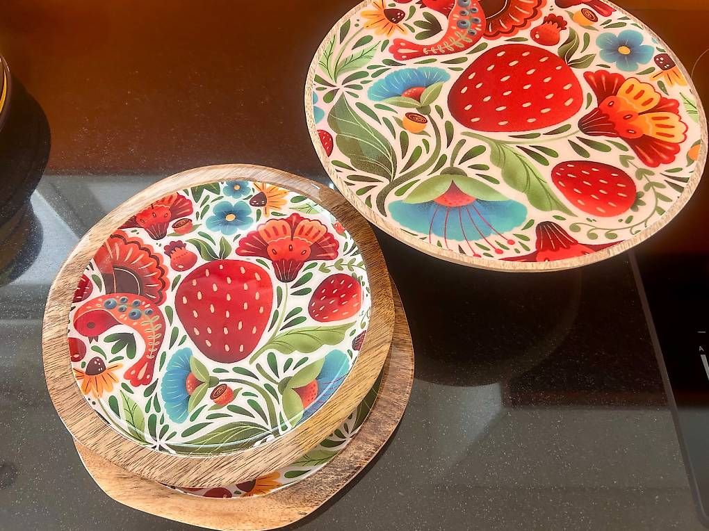 Set di piatti: Etagere Teller Erbeeren Motiv – Usato da Ruswil venduto da BB_TT_1 1