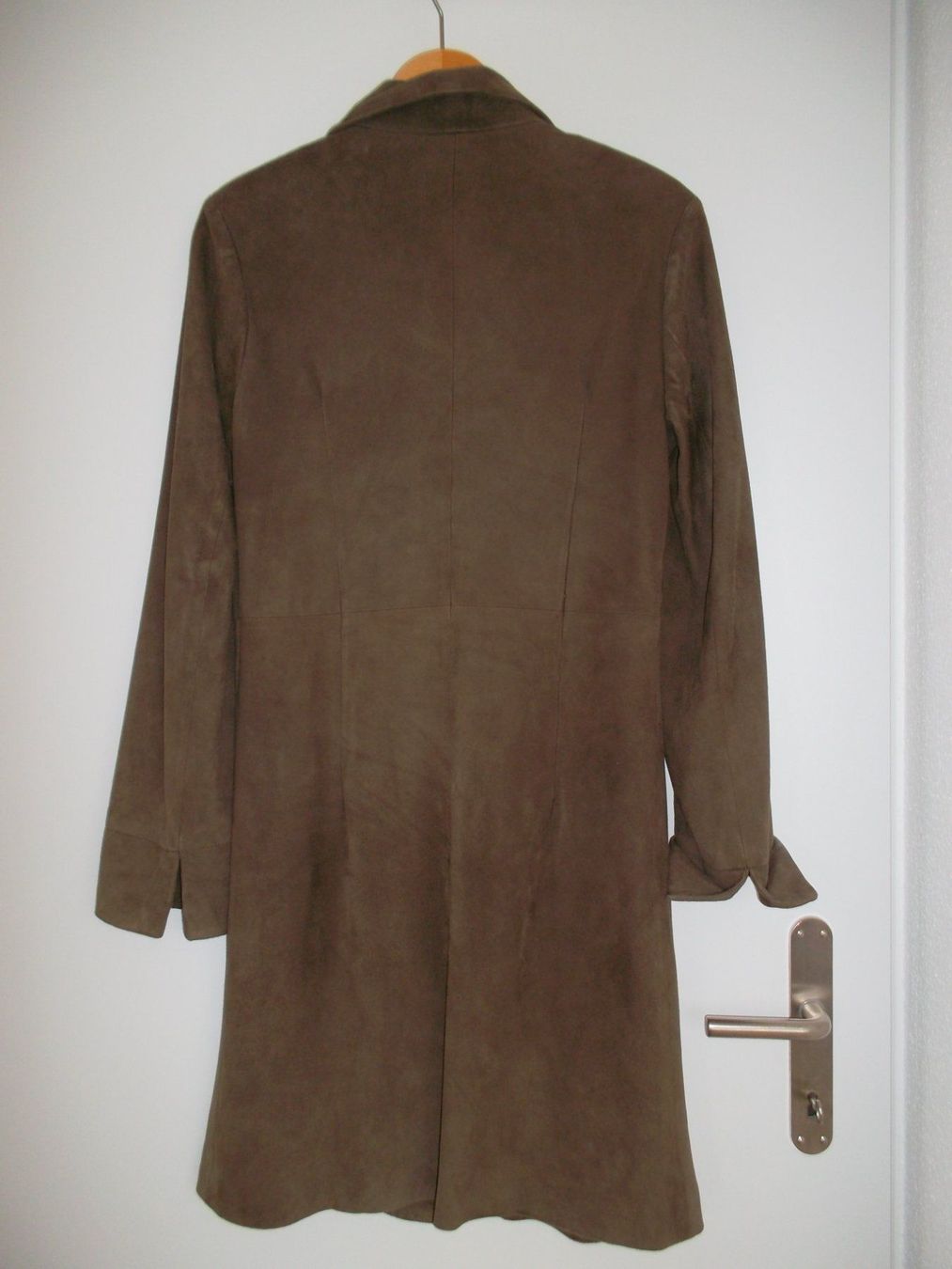 Cappotti: LEONARDO WILDLEDER MANTEL GR. 36 BRAUN – Usato da Zofingen venduto da Felpa 6