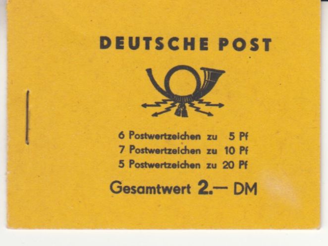 Tutti i francobolli: DDR MH 1955 Mi 1a postfrisch – Usato da Bürglen TG venduto da StampGraf