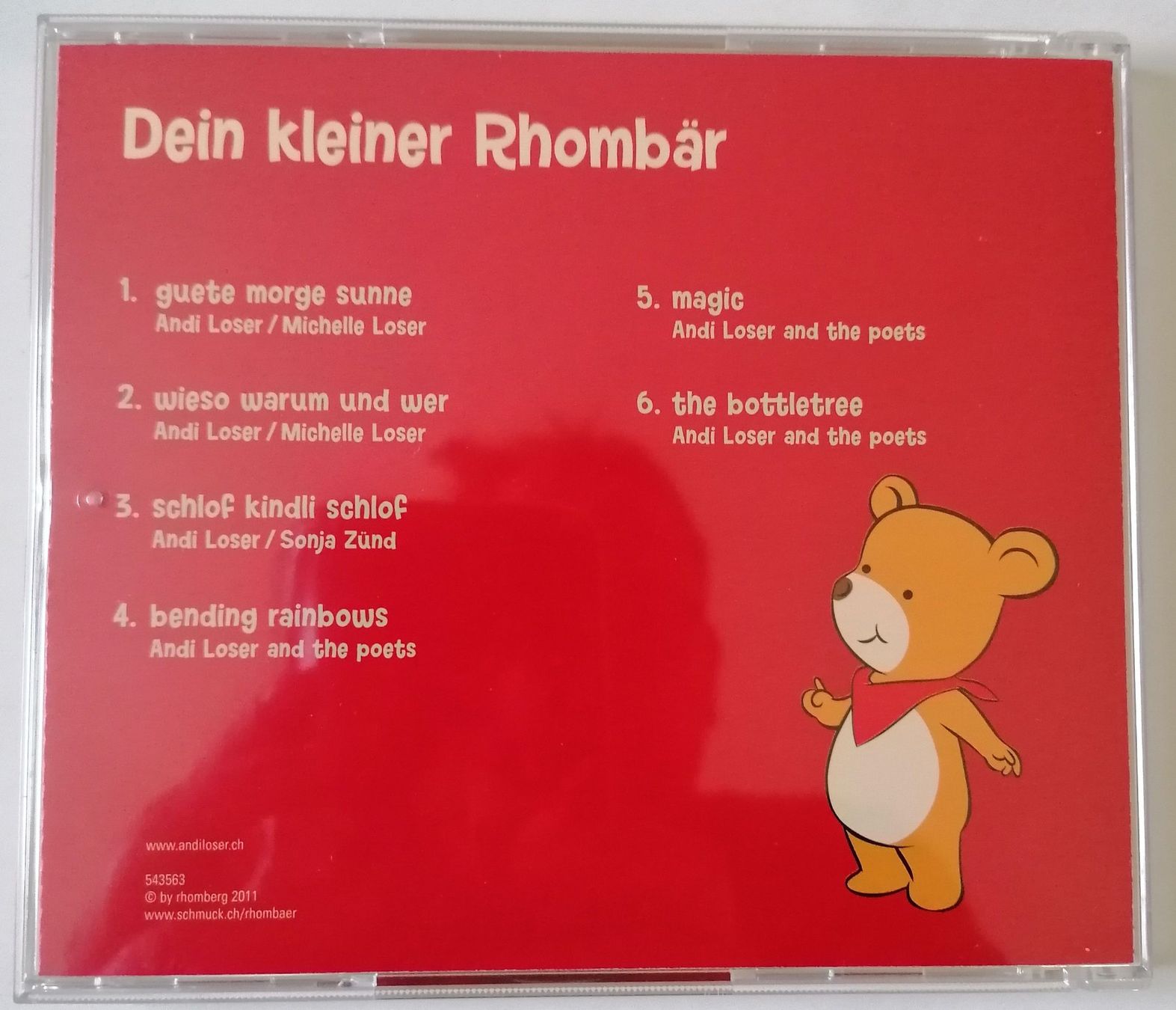 CD: Dein kleiner Rhombär - CD - Kinderlieder – Usato da Oberurnen venduto da mackrokodile 1