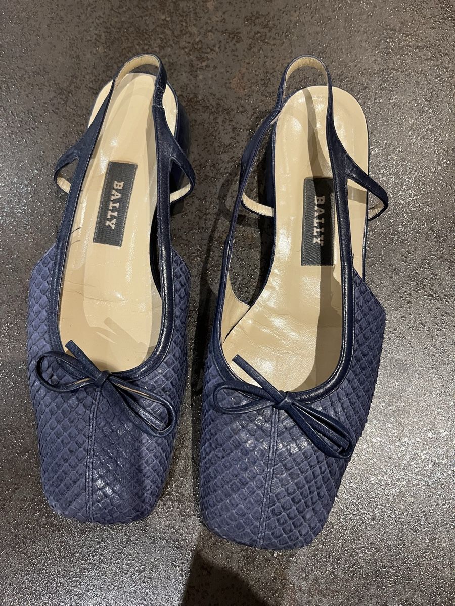 Bally Scarpe da donna: Bally Ballerinas, Schlangen, EchtLeder, Grösse 37 – Usato da Amlikon-Bissegg venduto da Rahelbr5
