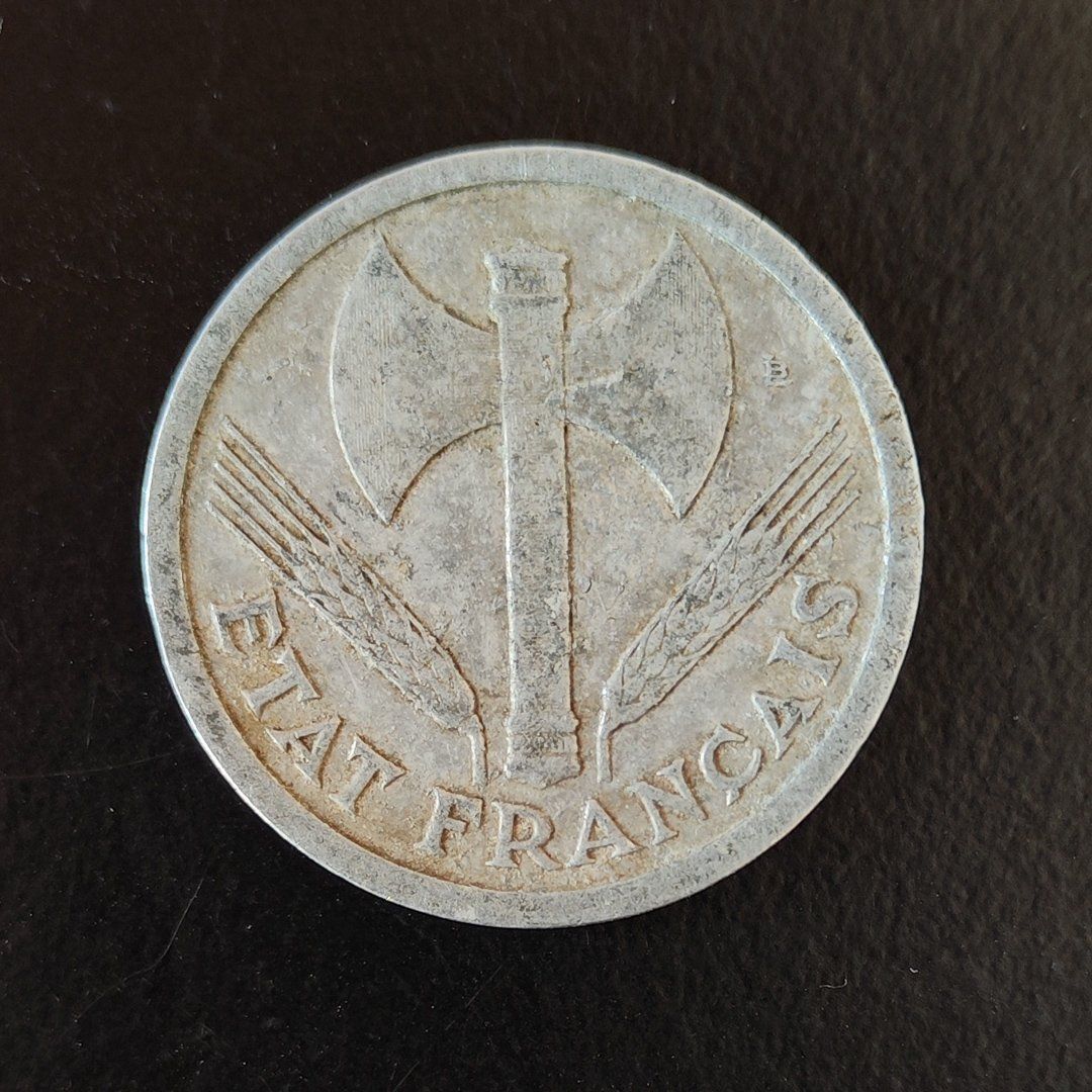 Tutti le monete: 2 Francs Münze Frankreich 1944 – Usato da Lenzburg venduto da Dani_Lenzburg 1
