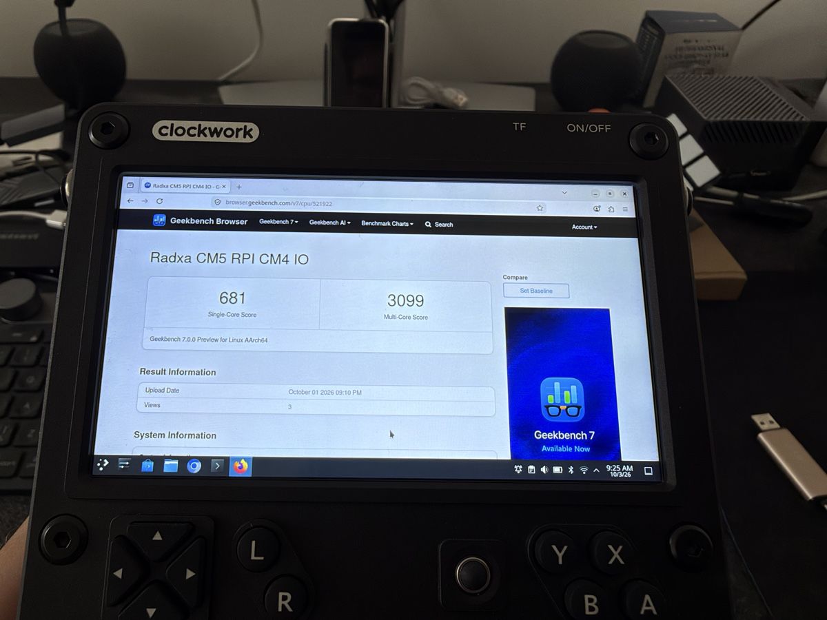 PCs: ClockworkPi uConsole (CM5/16GB/128GB) – Neuf (Voir description) à Zürich par jankais3r 6