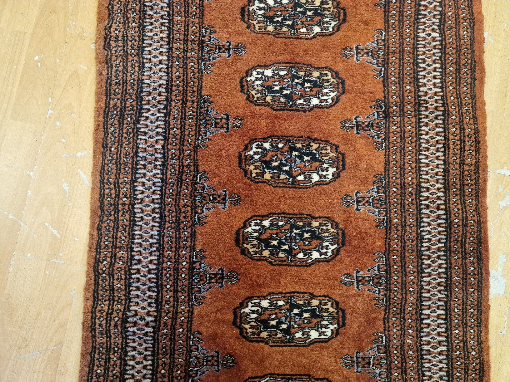 Tappeti: Orientteppich Läufer braun gemustert mit Fransen – Usato da BERN venduto da Intarsia 3