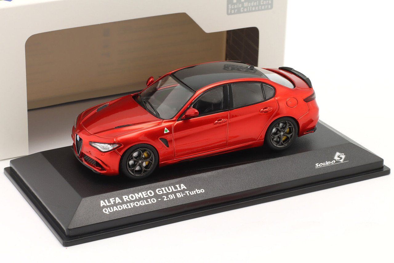 Alfa Romeo Modellini d'auto: Alfa Romeo Giulia Quadrifoglio – Nuovo e nell'imballaggio originale da Flawil venduto da Imperiosud