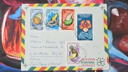 CL32 Enveloppe + Timbre Cameroun 1968