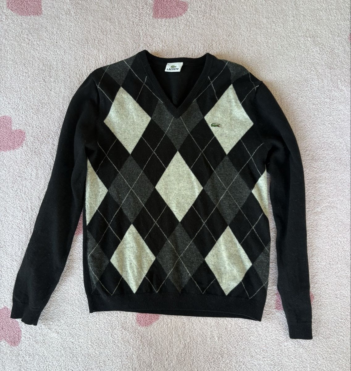 Lacoste Maglioni & Felpe: Lacoste Pullover, Argyle Muster, Grösse M, Top Zustand! – Nuovo (secondo la descrizione) da Langenthal venduto da hih_sfd7 1