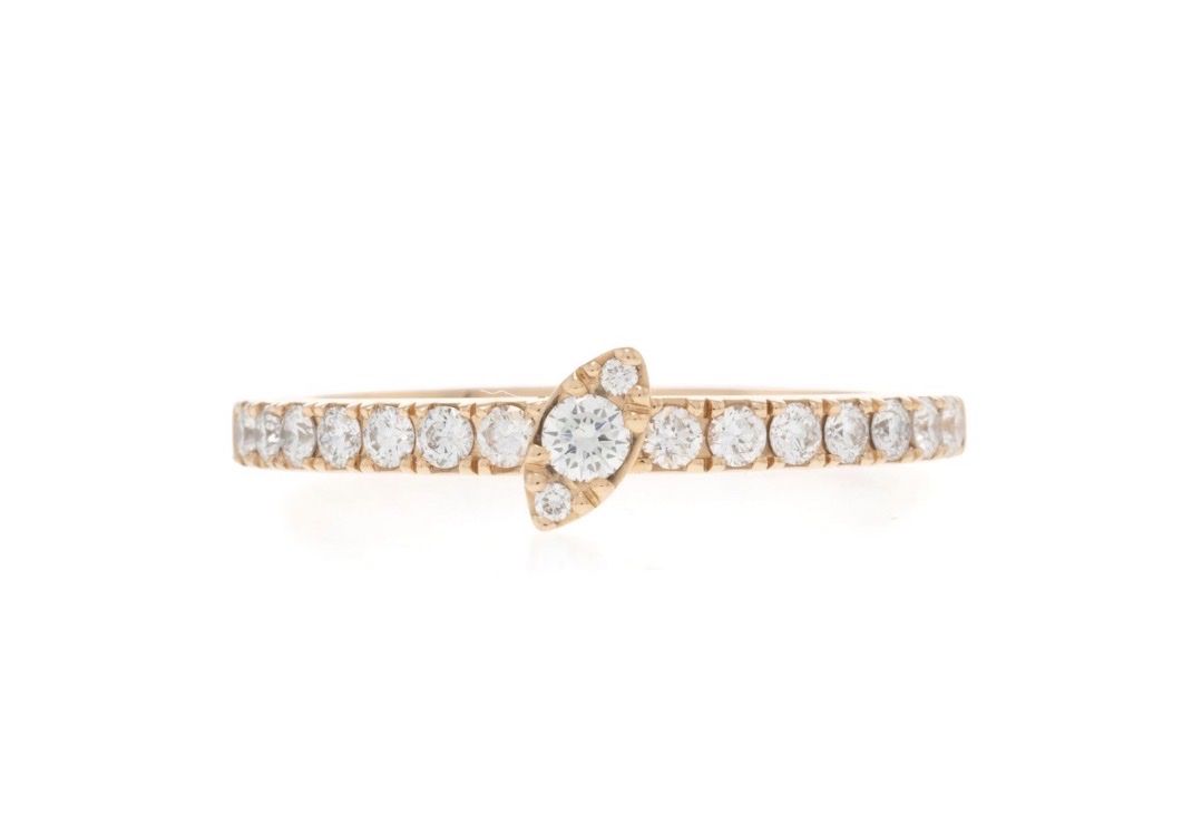Anelli: Bague Navette Or/Diamants – Usato da genève venduto da champanonono