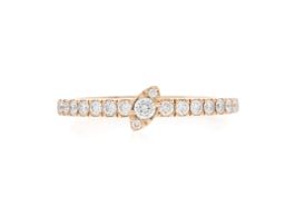 Bague Navette Or/Diamants