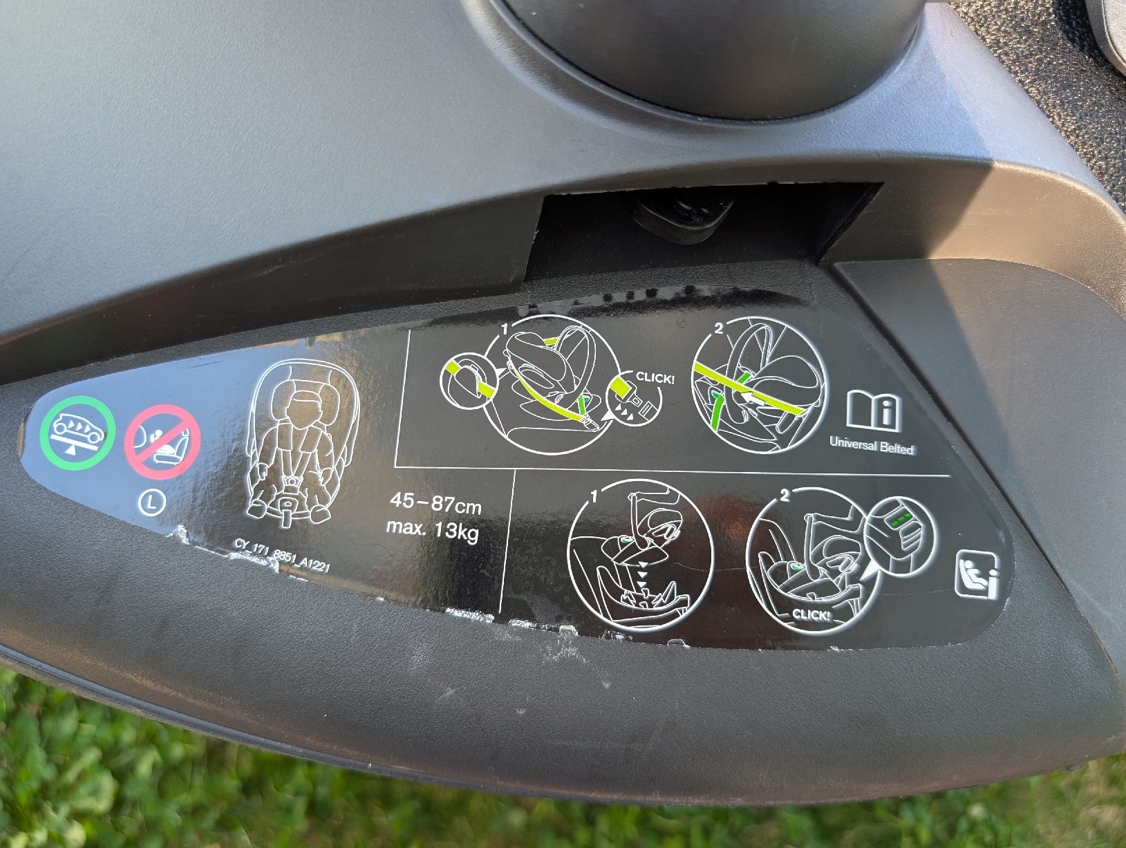 Cybex Auto-Kindersitze: Babyschale Cybex Cloud T2 iSize – Gebraucht aus Kiesen von zema03 3