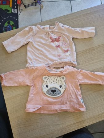 2 Langarmshirts Baby, Grösse 62