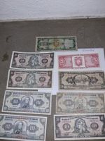 Ecuador Banknoten Sammlung, Diverse Jahrgänge 