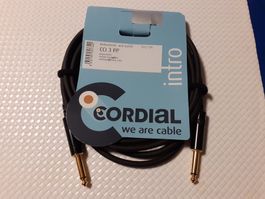 New Cordial CCI 3 PP 3m Instrument Cable