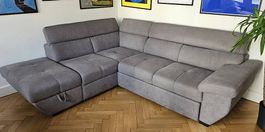 Canapé lit d'angle Cotta 260x220cm comme neuf