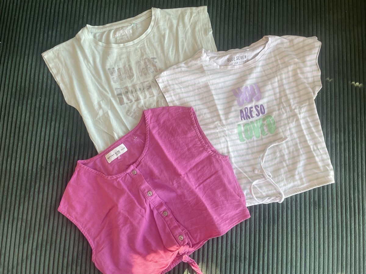 Camicette, T-shirt & Top: T-Shirts Set Gr. 140 – Usato da Recherswil venduto da jafa74