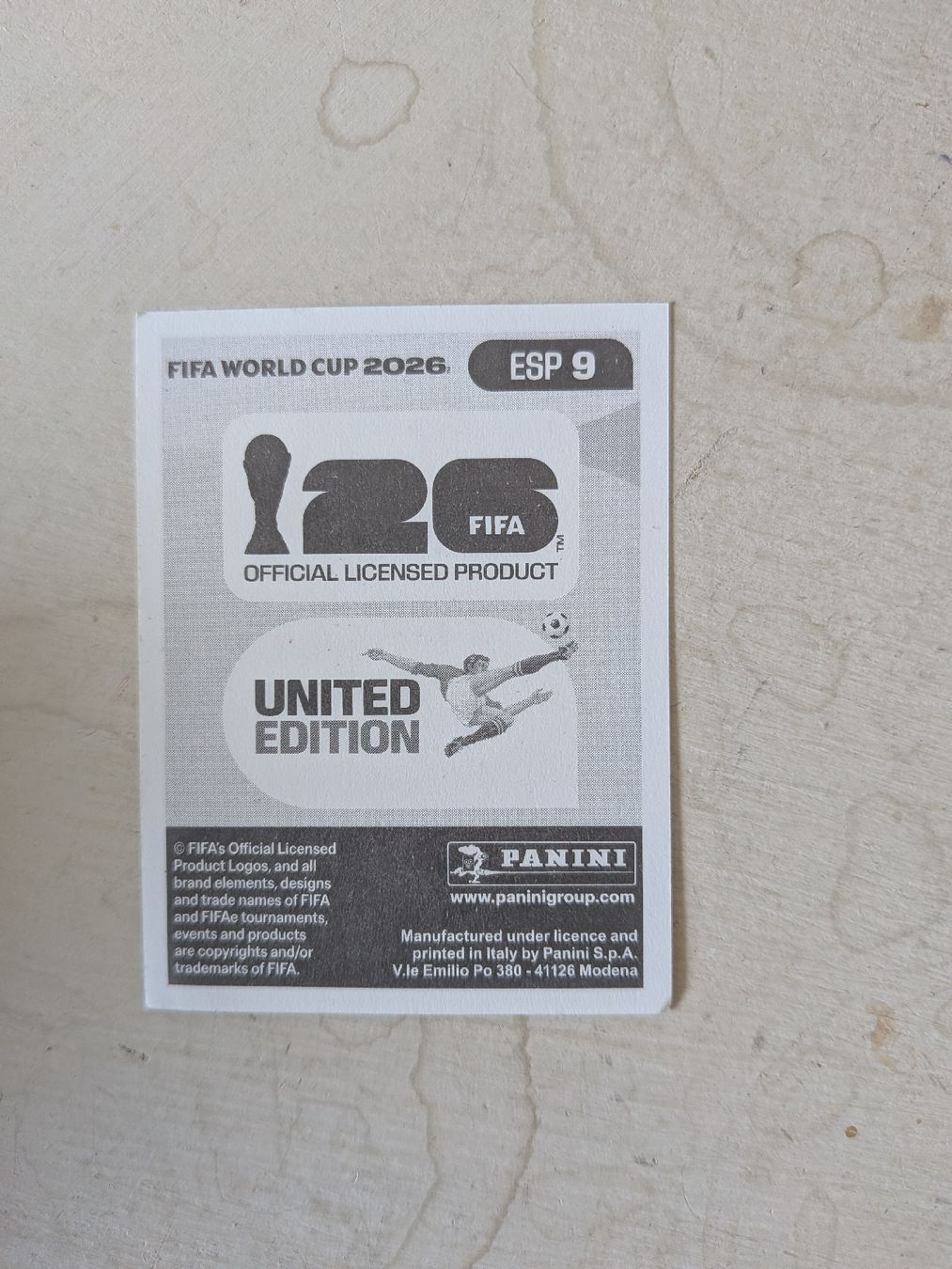 Panini Carte collezionabili: Panini Bild ESP 9 – Nuovo (secondo la descrizione) da Eschenbach SG venduto da SanFranciscoCalifornia 1
