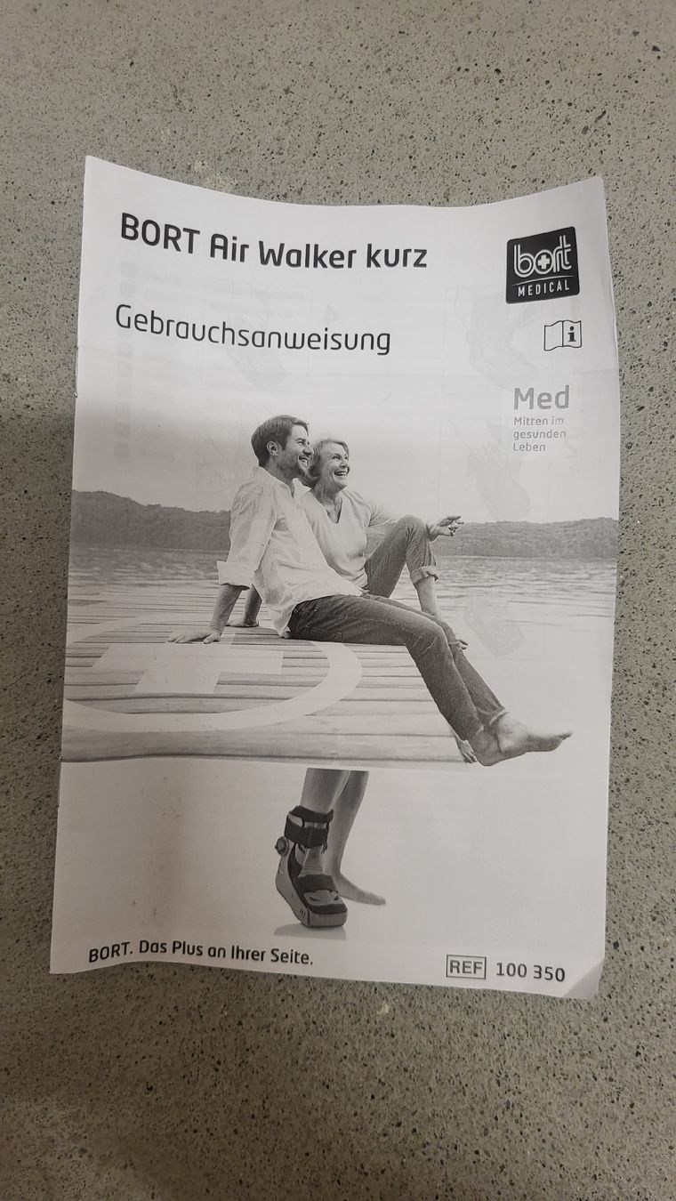 Bort Medizinische Geräte: Botte de marche taille S pied gauche – Neu und originalverpackt aus Delémont von Bigdog16 6