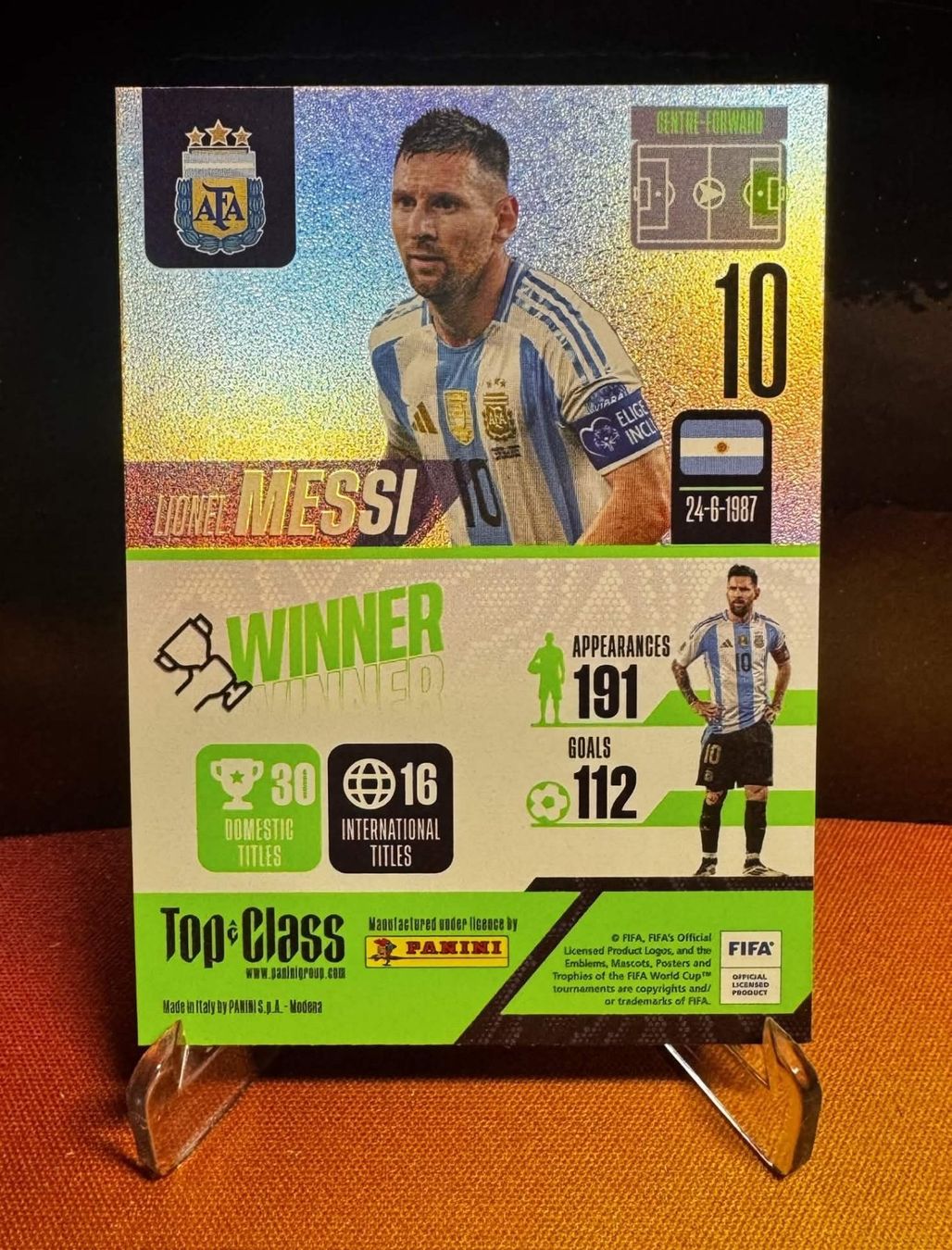 Panini Sammelbilder & Trading cards: Lionel Messi / Panini Top Class 2025 / Winner Insert – Neu (gemäss Beschreibung) aus Berneck von GL-Tradingcards 1
