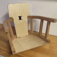 Kindersitz für Davoser Schlitten