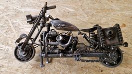 Motorrad Skulptur, Metall-Kunst, Handgefertigt, Deko