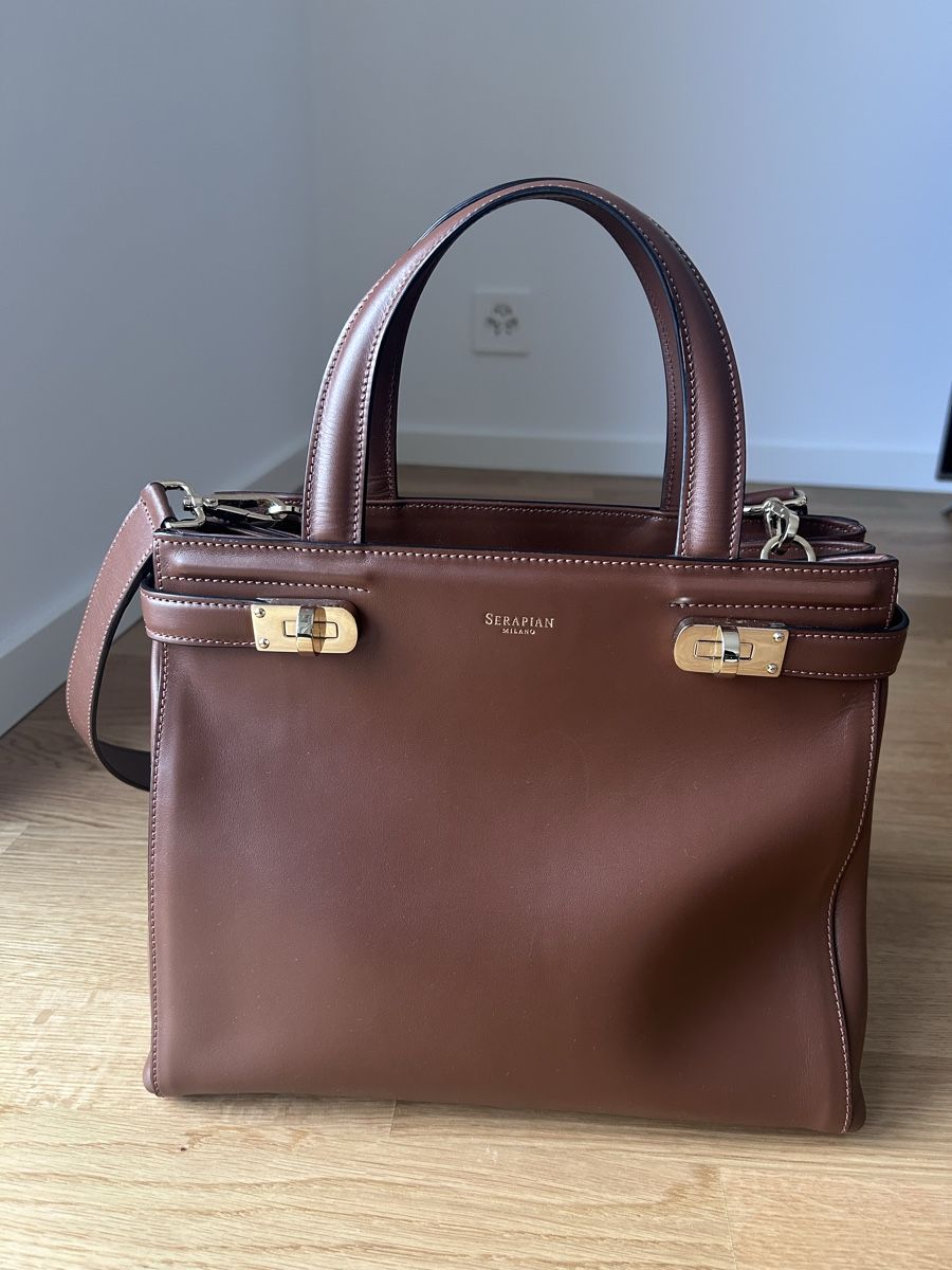 Serapian Borse da donna: Sac Serapian marron  – Usato da Chêne-Bourg venduto da Sarahchge 1