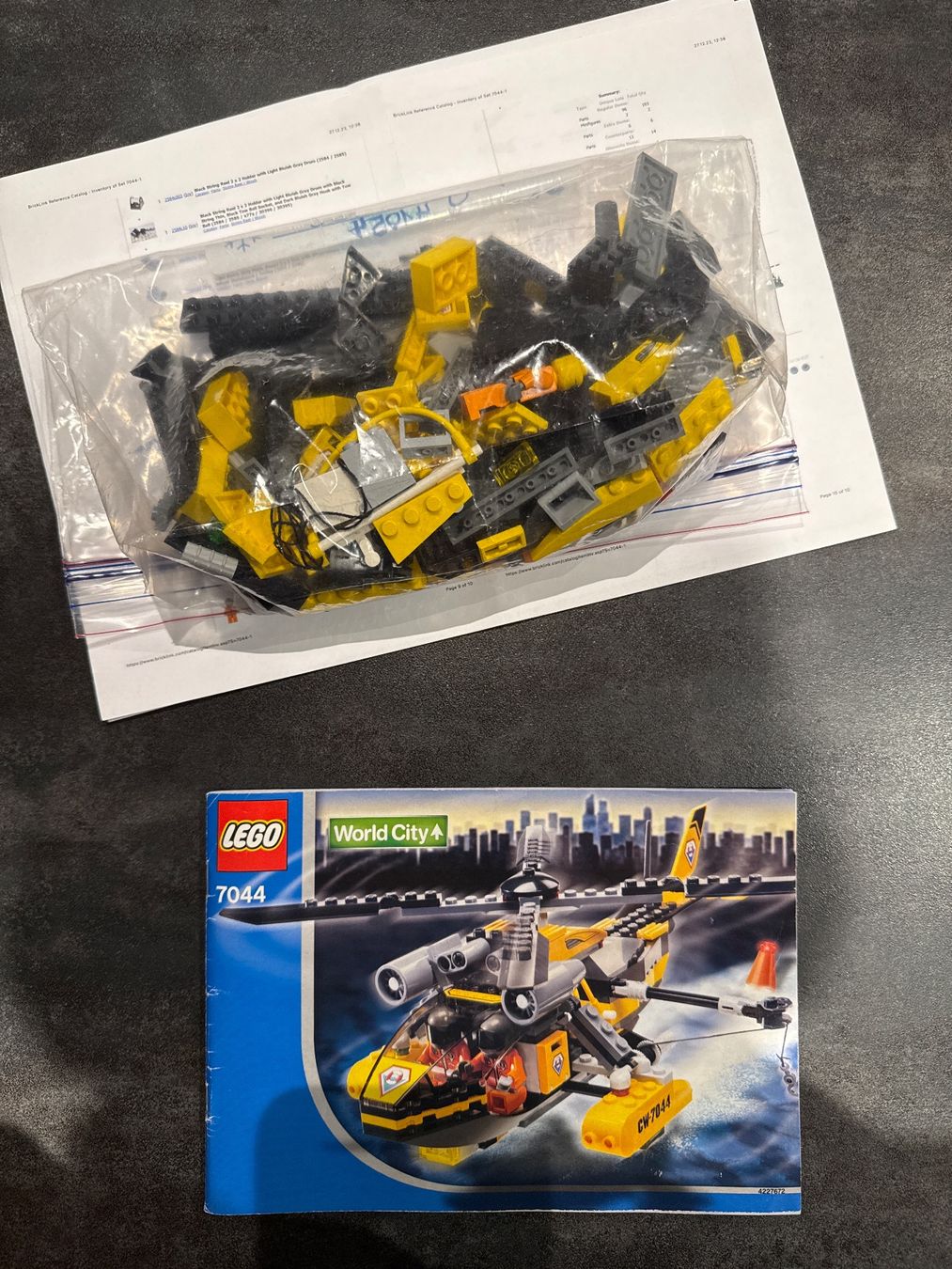 Lego Baukästen: Lego World City Rescue Chopper – Gebraucht aus Villigen von Topper76