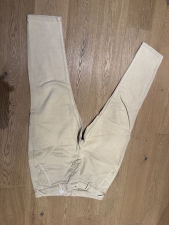 Zara Hose, Beige, Grösse 34/30