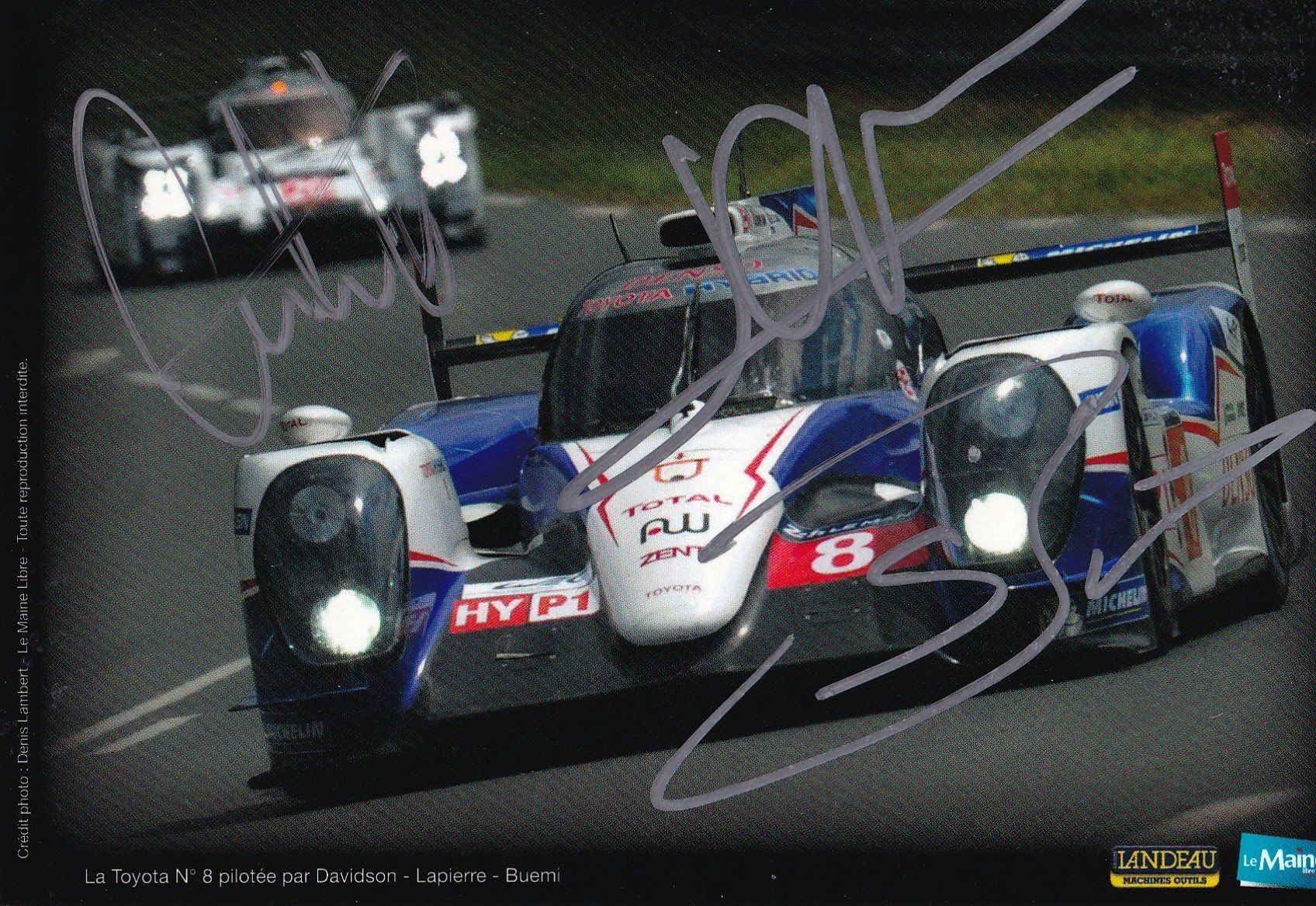 Autogramme: Toyota WEC Autogrammkarte 2014 – Gebraucht aus Grabs von Sauber60