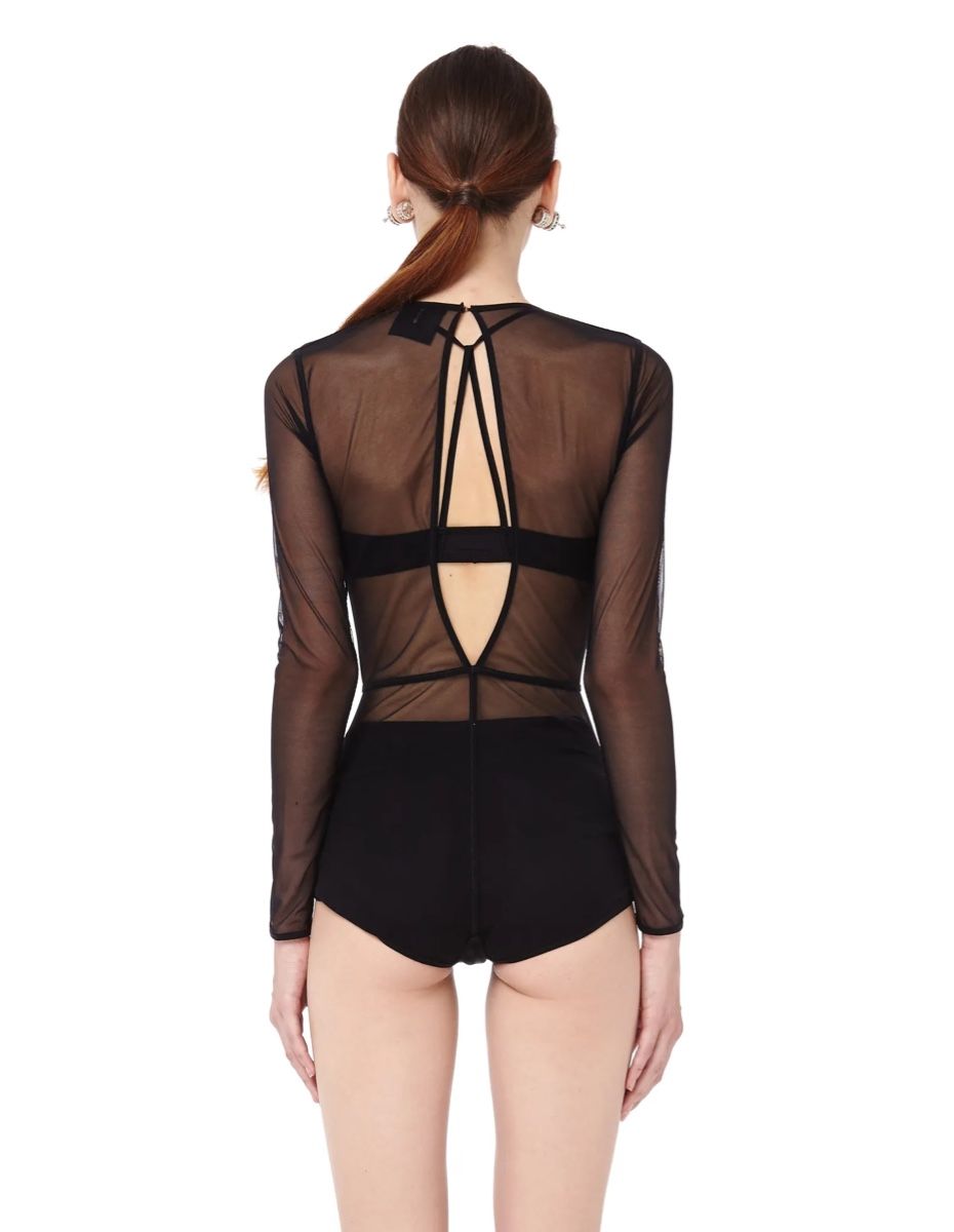 Top: ANN DEMEULEMEESTER New Soft Tulle Bodysuit – Nuovo (secondo la descrizione) da Emmen venduto da Avviivva_Com2023 7