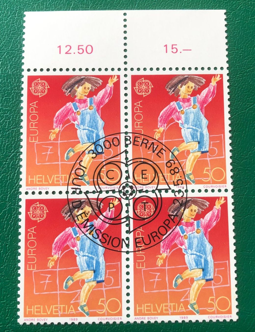 Tutti i francobolli: 4 er Block Nr. 775 mit Stempel Bern – Usato da Aarau venduto da Billa007