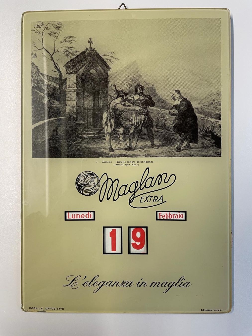 Calendari: Alter ewiger Werbe-Kalender, Maglan Extra, Wolle – Usato da Schwerzenbach venduto da Tamama