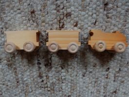 antiker Zug aus Holz Holzzug - guter Zustand - Spielzeug