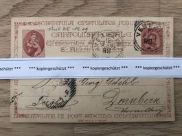 1896 Postkarte Nr. 8 Italien - Österreich AK