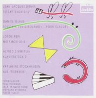 Tetraclavier Dünki/Glaus/Pepi/Stockhausen/Zimmerlin Swiss CD