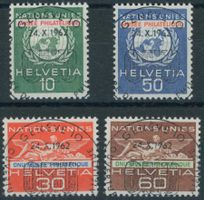 1962 - Genfer Aemter • ONU - Ersttag Voll Stempel ET